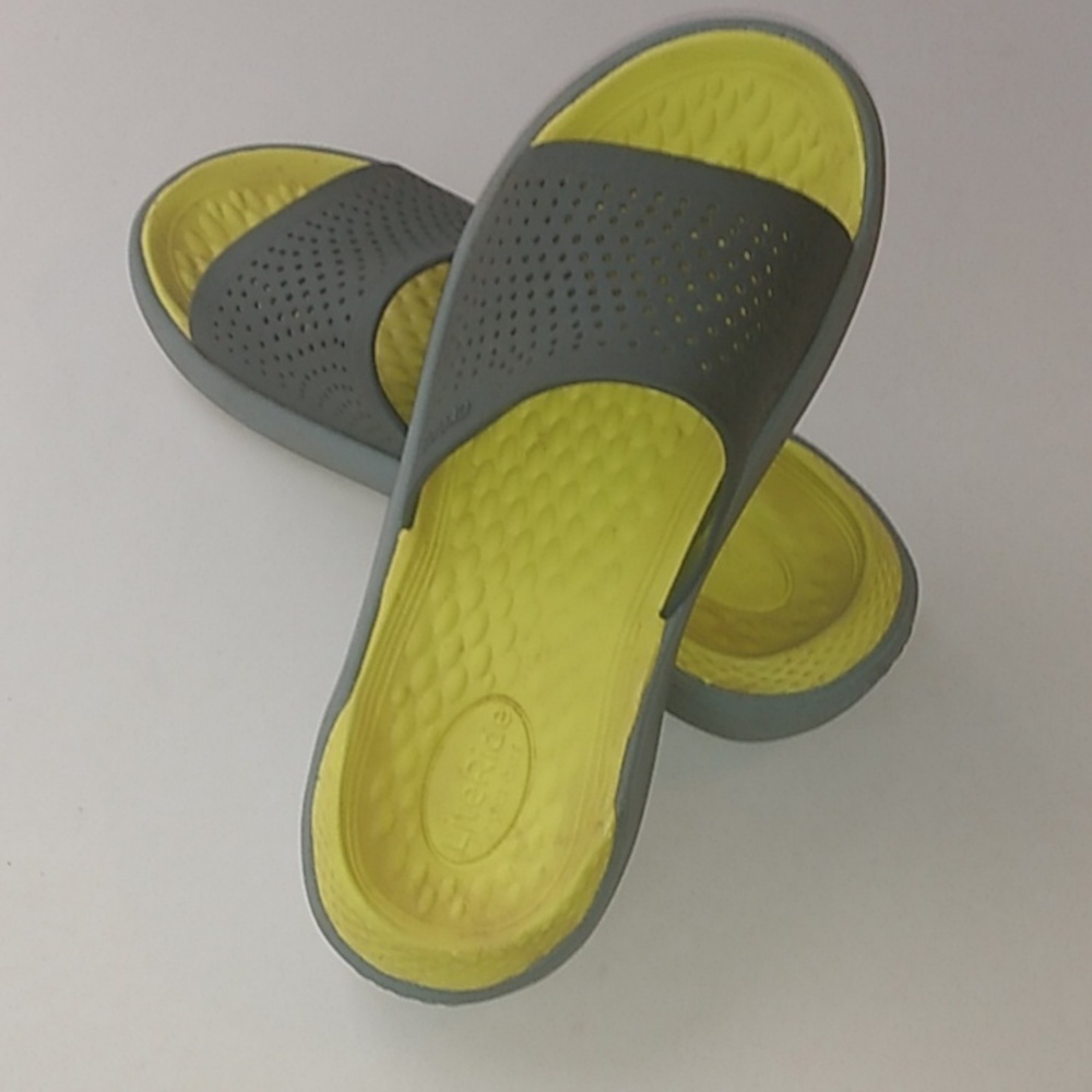 CROCS Lite Ride Waterproof Slides Mens Size 6 Women's Size 8